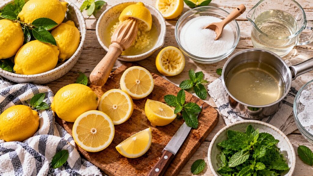 Simple Homemade Lemonade (Classic and Variations) - illustration