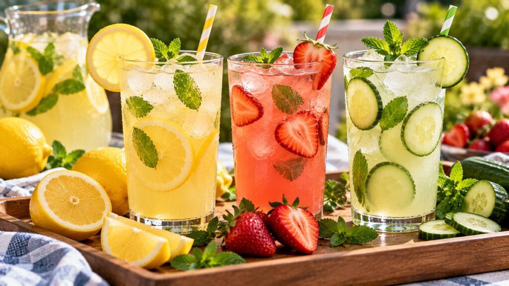 Simple Homemade Lemonade (Classic and Variations) - chart illustration