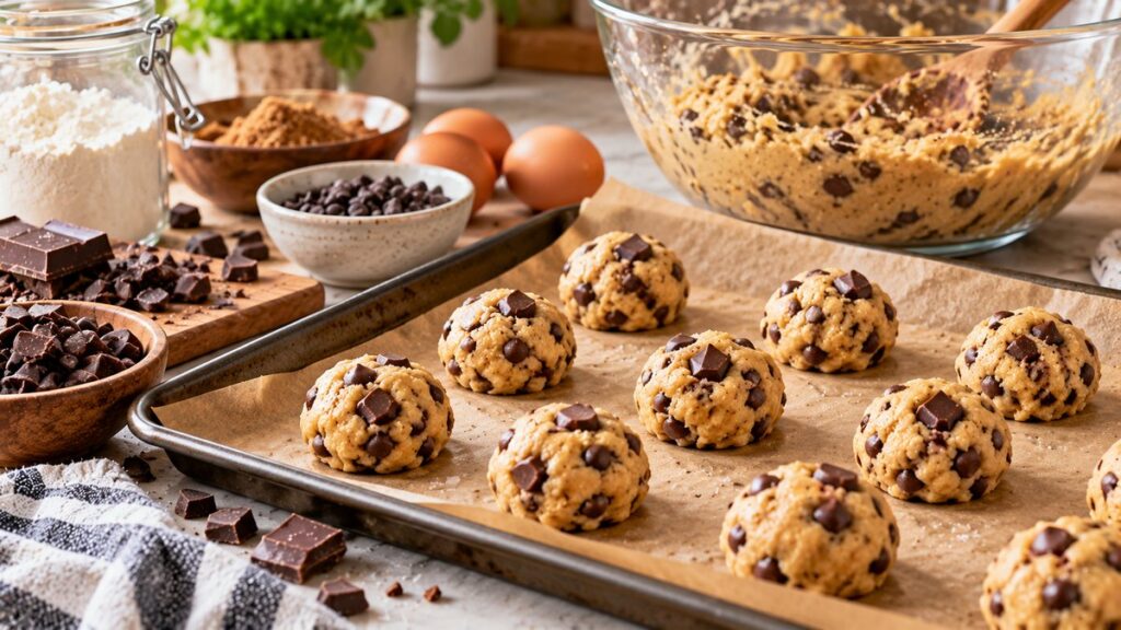 Soft and Chewy Chocolate Chip Cookies - illustration